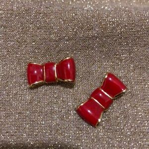 Kate Spade Red Bow Earrings